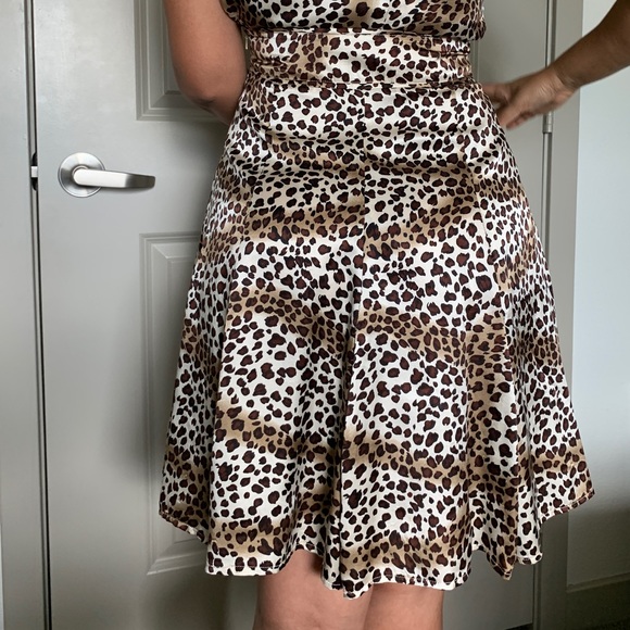 100% silk animal print summer dress !! - Picture 4 of 9